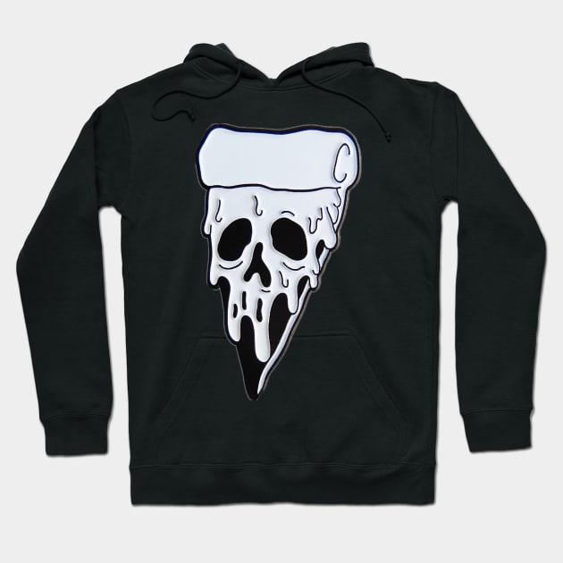 Spooky Pop Punk Melting Pizza Hoodie by PitchBlaqk